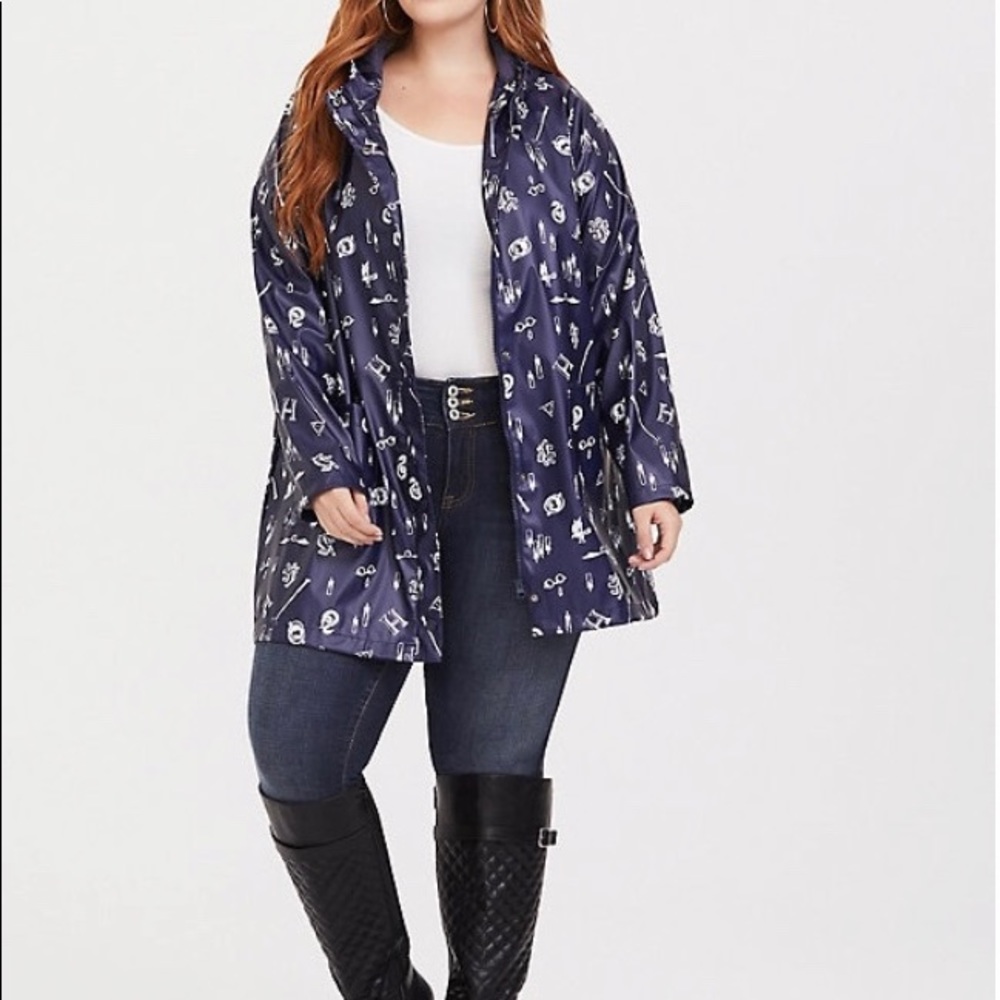 Torrid Harry Potter RainCoat, Size 2